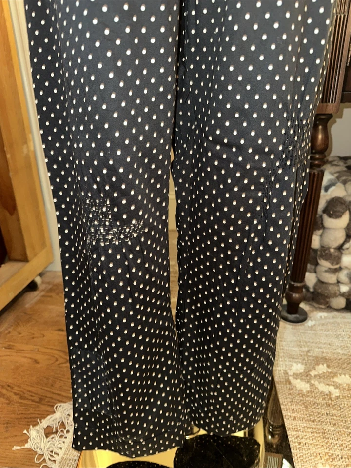 Pantalones Magnolia Pearl azul marino a lunares nuevos sin etiquetas Foto 3 de 4