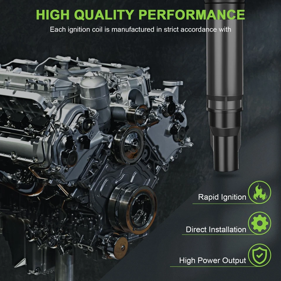 6 para Lincoln MKX 2007 2008 2009 2010 3,5 L bobina de encendido UF553 Foto 2 de 4