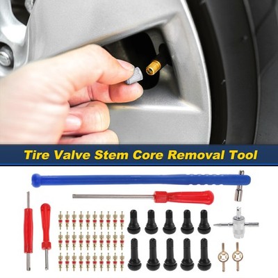 Tire Valve Stem Puller Set Valve Stem Multi-function Wrench Puller Valve Cores