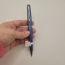 Vintage Parker Blue Chrome Silver Mechanical ...