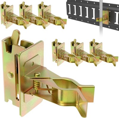 E Track Tool Holders 6 Pcs Zinc Coated Trailer Shovel Rake Hook