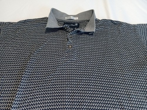 Polo Stanley Blacker Azul Blanco Diamantes Para Hombre Talla XL - Imagen 3 de 6