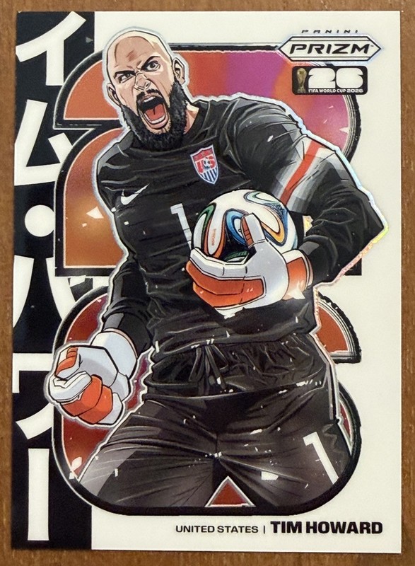 2026 Panini Prizm FIFA World Cup Tim Howard Manga SSP United States