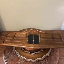 Vintage MCM Men's Woman  s Wood Jewelry Dresser Box Valet 70's