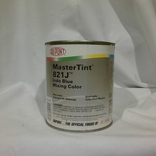 Dupont Mastertint 821j Indo Blue Mixing Color Quart New Old Stock
