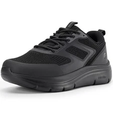 FitVille Mens Walking Shoes Breathable Cushioned Sneakers Comfort Wide Toe Box