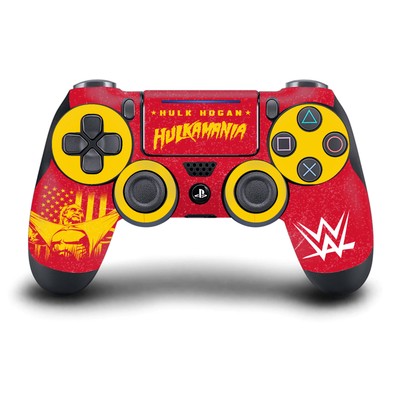 OFFIZIELLE WWE HULK HOGAN MATTE VINYL SKIN DECAL FOR PS4 DUALSHOCK 4 CONTROLLER