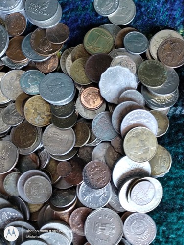 3+ POUND Lot, MIXED World/ FOREIGN COINS WYSIWYG, Coin Hunt! - Picture 4 of 13