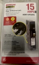 Home Line Square D Plug-on Neutral CAFI 15 Amps 1 Pole 