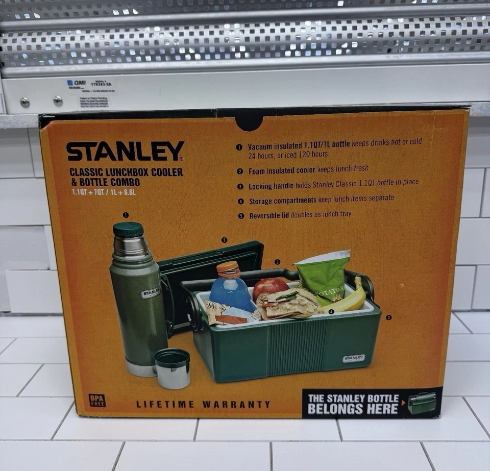 Combo de refrigerador y botella lonchera clásica Stanley 7 qt y 1,1 qt - con caja Foto 2 de 4