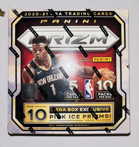 Panini Prizm 2020-21 NBA Basketball Mega Box  