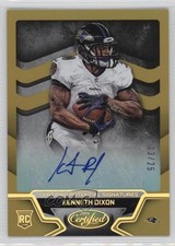 2016 Certified Potential Signatures Mirror Gold 13/25 Kenneth Dixon Auto 1u0