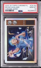2025-26 Topps Chrome Premier League - Anime Erling Haaland #CA-EH
