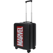Marvel Logo 22.5 Inch Carry On Luggage, Hardshell Rolling Suitcase with Spinn...