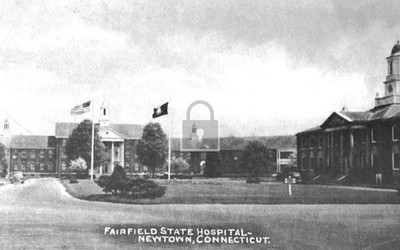 Fairfield State Hospital Newtown Connecticut CT - Reprint