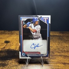 2024 Bowman Chrome Chandler Pollard Auto 1st #CPA-CP Texas Rangers