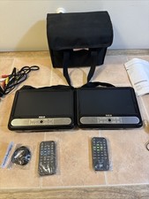 RCA DRC6296 Black 9" Twin Screen Portable Mobile DVD Players Tested