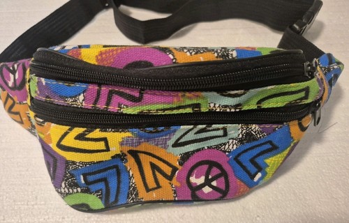 Men Women Fanny Pack Belt Waist Bag Cross Body Multicolor Pattern - Picture 5 of 11