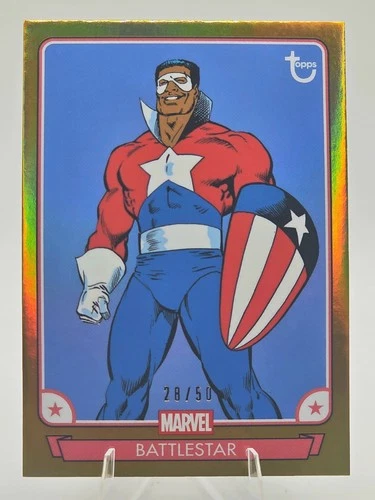 Battlestar Gold /50 2026 Topps Brooklyn Collection Captain America