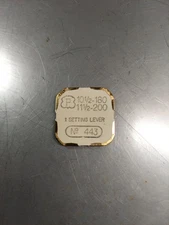 Peseux 180-200 #443 Setting Lever. New Old Stock