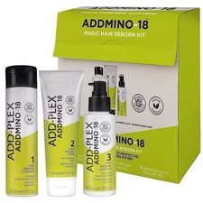 ADDMINO-18 Magic Hair Reborn Kit - Hair Shampoo, Mask  Leave in Conditioner Set