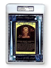 Ray Dandridge Signed Autographed Hall of Fame Postcard Auto Grade 10 PSA 4/5