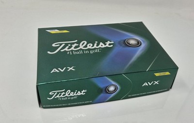 Titleist Golfbälle AVX gelb  neu OVP  1  Dutzend