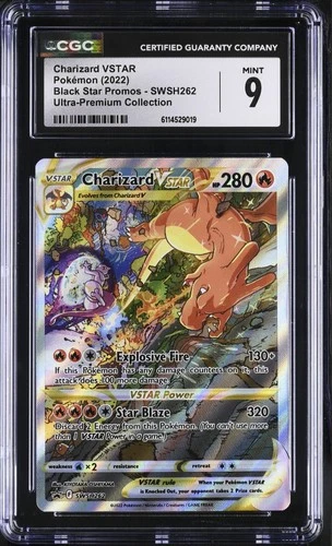 CGC 9 Mint Charizard VSTAR SWSH262 SWSH: Sword & Shield Promo Cards Holo