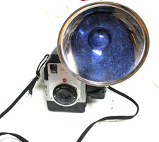 Vintage 1950s Kodak Brownie Bull's-Eye Camera with Flash Bulb