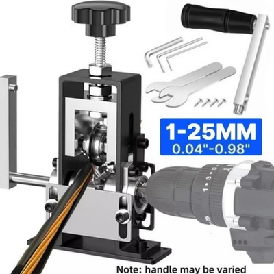 #ad Manual Wire Stripper Stripping Machine Hand Crank or Drill 1MM 25MM $22.98