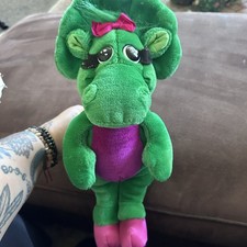 Vintage Baby Bop Barney 10  Plush 1992 Lyons Group Dinosaur Stuffed Animal Toy