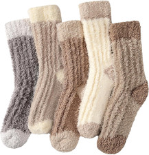 Fuzzy Socks for Women, Fluffy Socks Women, Winter Cozy Sock, Warm Slipper Home S