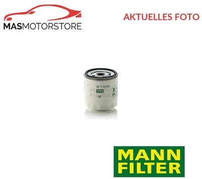 MOTOR ÖLFILTER MANN-FILTER W 712/43 A FÜR ROVER 200,MONTEGO 1.6L 61KW,75KW