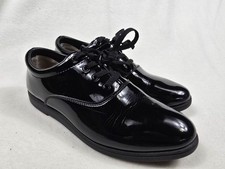 Dinkles Black Patent Leather Size Men 11 Women 13 Marching Band Dress Shoes