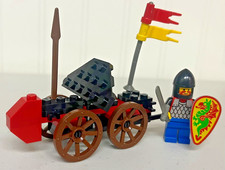 LEGO SYSTEM# 1971 Vintage Black Knight's Battering Ram W/Instructions. Complete