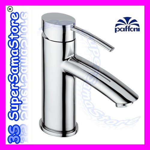 Mitigeur Lavabo PAFFONI LEA878 CR - Design Moderne, Gris Chromé, Sans Vidage - NEUF