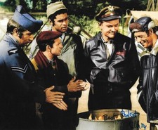 * ROBERT CLARY * signed 8x10 photo * HOGAN'S HEROES * COA * 2