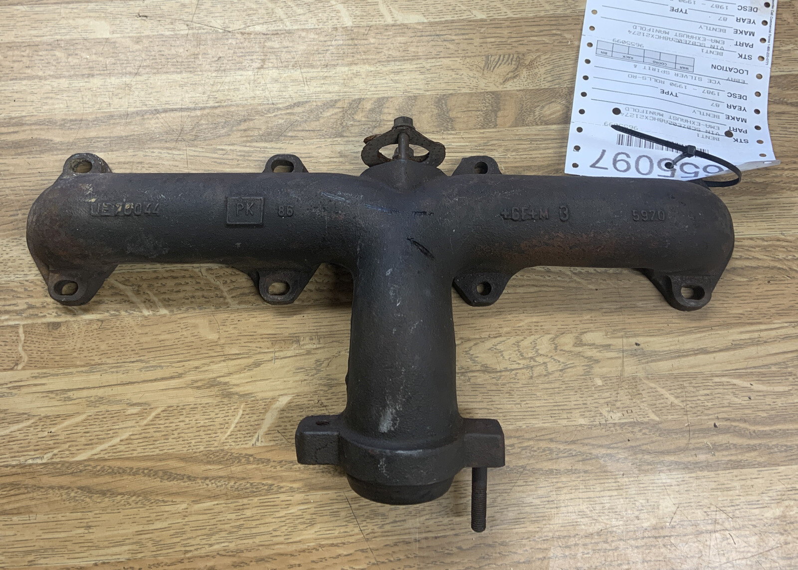 87-90 Rolls Royce Silver Spirit Bentley Exhaust Manifold UE70044 