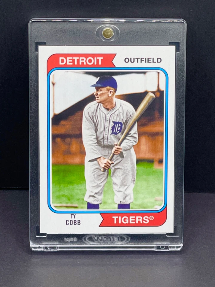 Ty Cobb RARE TOPPS INVESTMENT CARD SSP TIGERS HALL OF FAME MVP MINT - Image 4 of 4