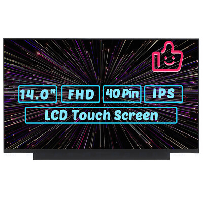 Dalle écran Tactile 14" FHD IPS LED - Compatible R140NWF5 RA HW 1.1 FW 0.0 - Marque DisplaySeek