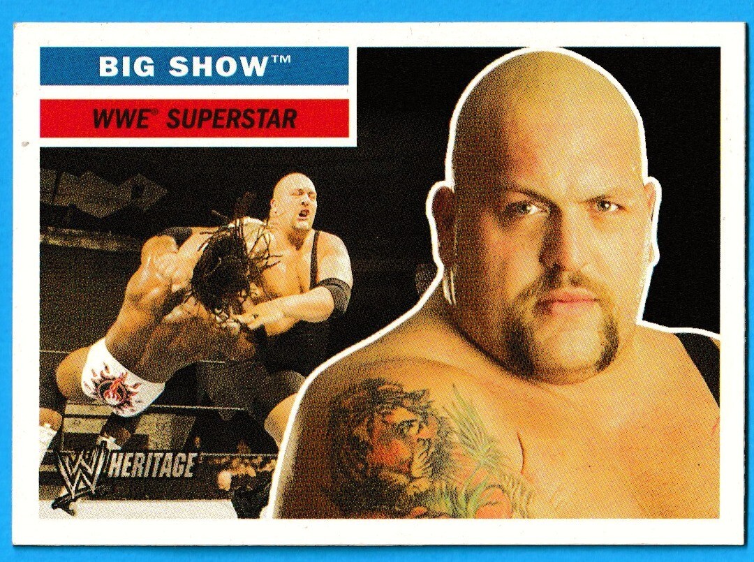 2005 Topps Heritage WWE Wrestling Big Show #13 WWE Superstar | eBay