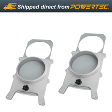 POWERTEC 70135-P2 4" Aluminum Blast Gate for Dust Collector/Vacuum Fittings, 2PK
