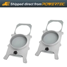 POWERTEC 70135-P2 4" Aluminum Blast Gate for Dust Collector/Vacuum Fittings, 2PK