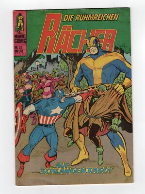 1966 MARVEL AVENGERS #33 1ST APP OF CAPTAIN AMERICA IMPERSONATOR KEY GERMAN