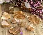 Wholesale Lot 10 Pcs Natural Gold Rutilated Quartz Freeform Crystal