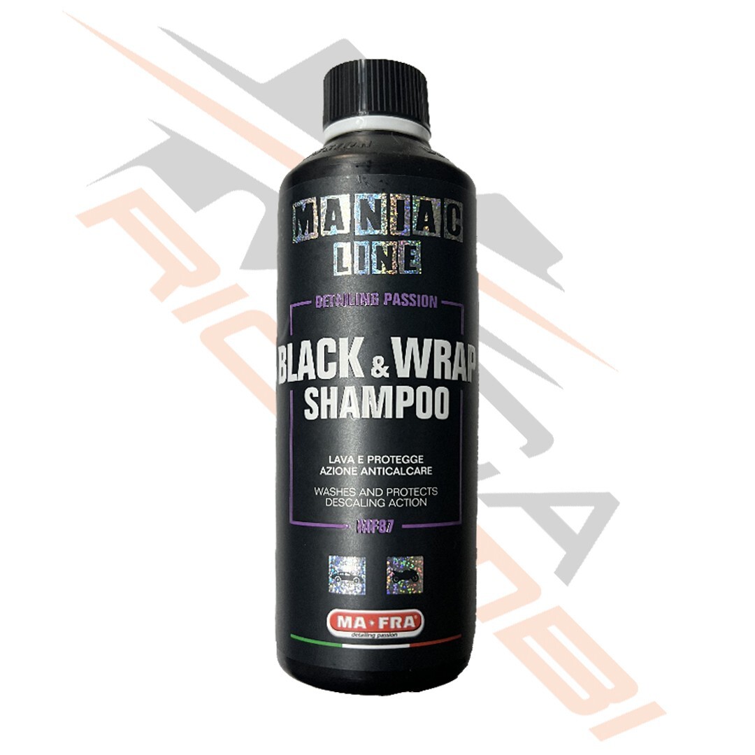 Mafra Black & Wrap Shampoo 500ml | Il Segreto per Auto Nere Perfette