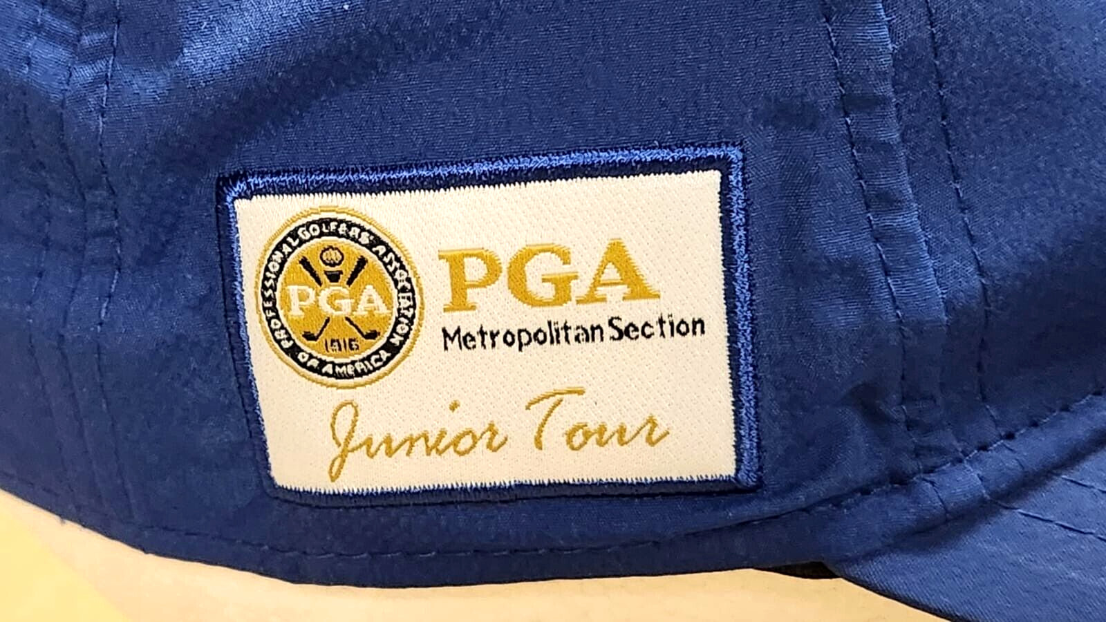 PGA Metropolitan Section Junior Tour Blue Hat/Cap Extreme Fit EY Ahead