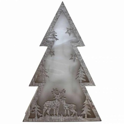 Hologramm LED Weihnachtsbaum 37cm - Moderner Baum Für Innen & Außen