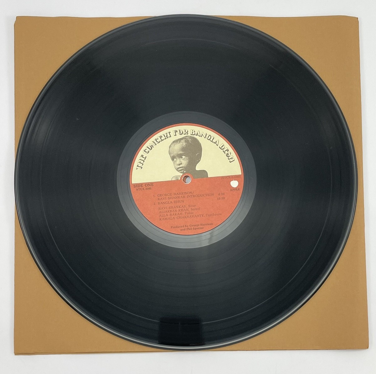 CONCERT FOR BANGLADESH GEORGE HARRISON 3 LP Box Vinyl EX Record