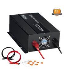 Power Inverter 24DC Pure Sine Wave 1500W 120VAC RV Car Truck Solar System RV LCD